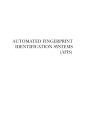 Automated Fingerprint Identification Systems AFIS Academic Press eBook YYePG