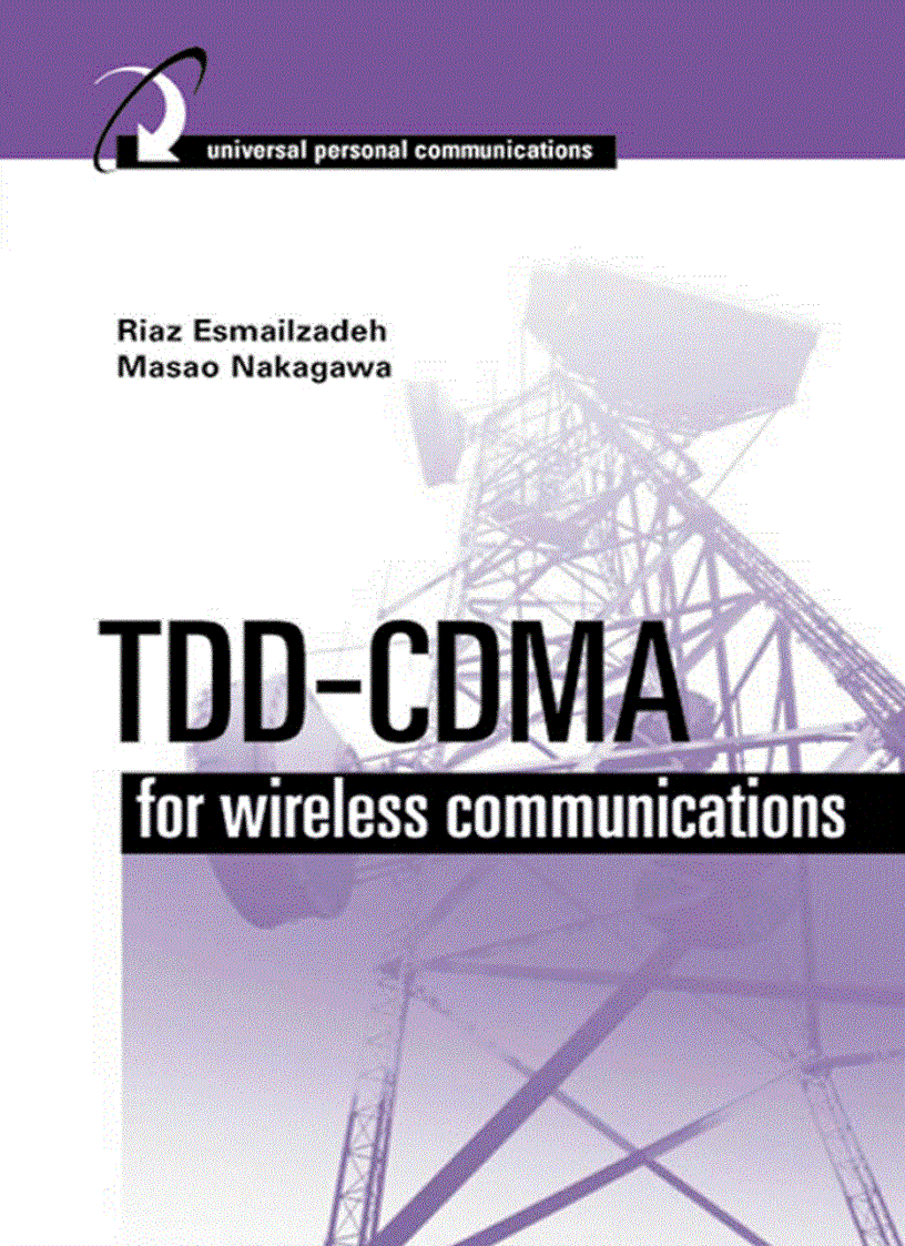 TDD CDMA for Wireless Communications 1