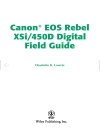 Canon EOS Rebel XSi 450D Digital Field Guide