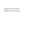 Digital Video and HDTV Algorithms and Interfaces