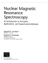 Nuclear Magnetic Resonance Spectroscopy An introduction To Principles Applications and experimental Methods