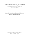 Genetic NatureCulture Anthropology and Science beyond the Two Culture Divide