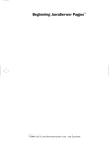 Beginning JavaServer Pages