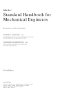 Marks Standard Handbook for Mechanical Engineers 10th Edition