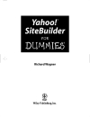 Yahoo SiteBuilder