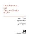 Data Structures and Program Design in C