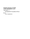 Semiconductors and Semimetals Volume 21 Hydrogenated Amorphous Silicon Part D Device Applications