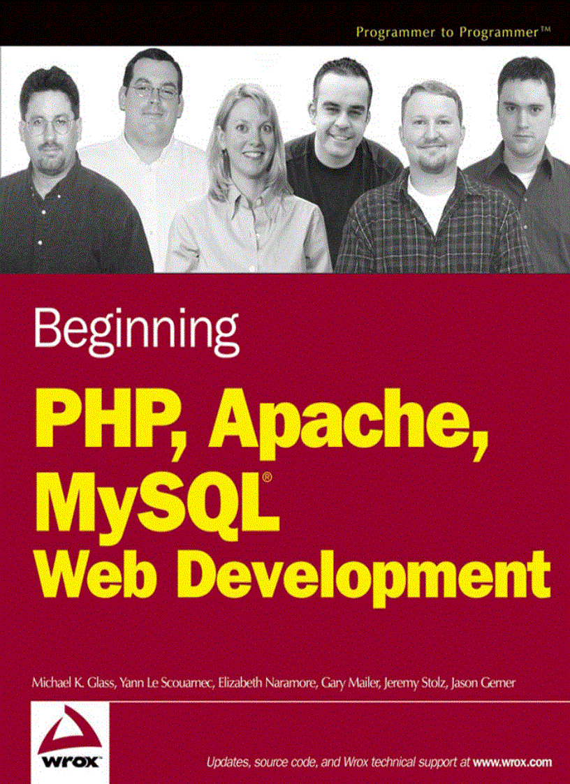 Beginning PHP Apache MySQL Web Development