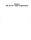 Beginning SQL Server 2005 Programming Feb 2006