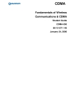 Fundamentals of Wireless Communications CDMA