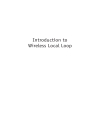 Introduction to Wireless Local Loop