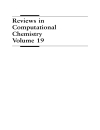 Reviews in Computational Chemistry Volume 19