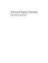 Advanced Organic Chemistry Structure and Mechanisms Part A