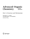 Advanced Organic Chemistry Structure and Mechanisms Part A