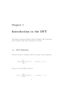 Mathematics of the Discrete Fourier Transform