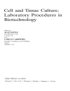 Cell and Tissue Culture Laboratory Procedures