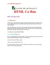 HTML Căn Bản