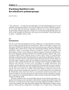 Cooperation in Primates and Humans Mechanisms and Evolution