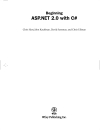 Beginning ASP NET 2 0 with C Sharp 1