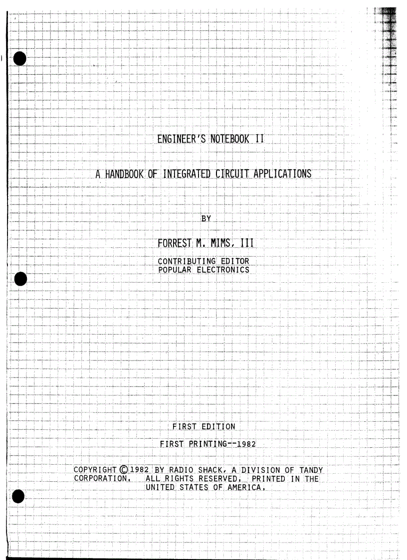 Engineer s notebook II A handbook of integrated circuit applications