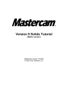 Mastercam 9 Solids Tutorial