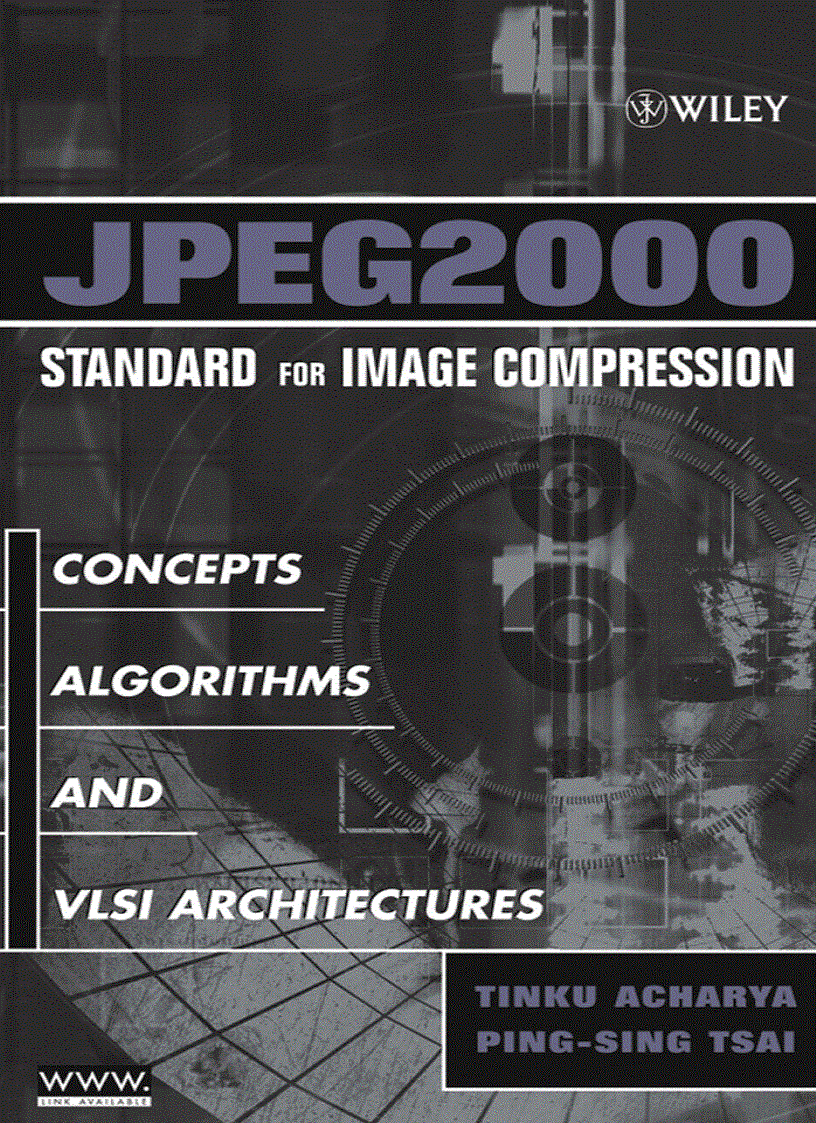 JPEG2000 Standard for Image Compression Concepts Algorithms and VLSI Architectures