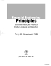 Financial Engineering Principles A Unified Theory for Financial Product Analysis And Valuation