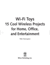 Wi Fi Toys 15 Cool Wireless Projects for Home Office and Entertainment