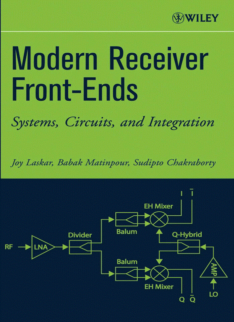 Modern Receiver Front Ends Systems Circuits and Integration