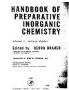 Handbook of Preparative Inorganic Chemistry Vol 2 2d ed