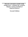 Phase Locked Loops for Wireless Communications Digital Analog and Optical Implementations