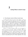 Phase Locked Loops for Wireless Communications Digital Analog and Optical Implementations