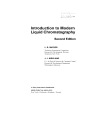 Introduction to Modern Liquid Chromatography 2nd Edition