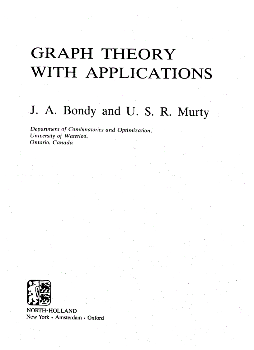 Graph Theory With Applications