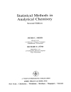 Statistical Methods In Analytical Chemistry 2d ed