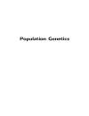 Population Genetics A Concise Guide