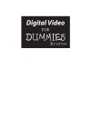 Digital Video for Dummies 3 Ed