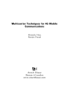 Multicarrier Techniques for 4G Mobile Communications