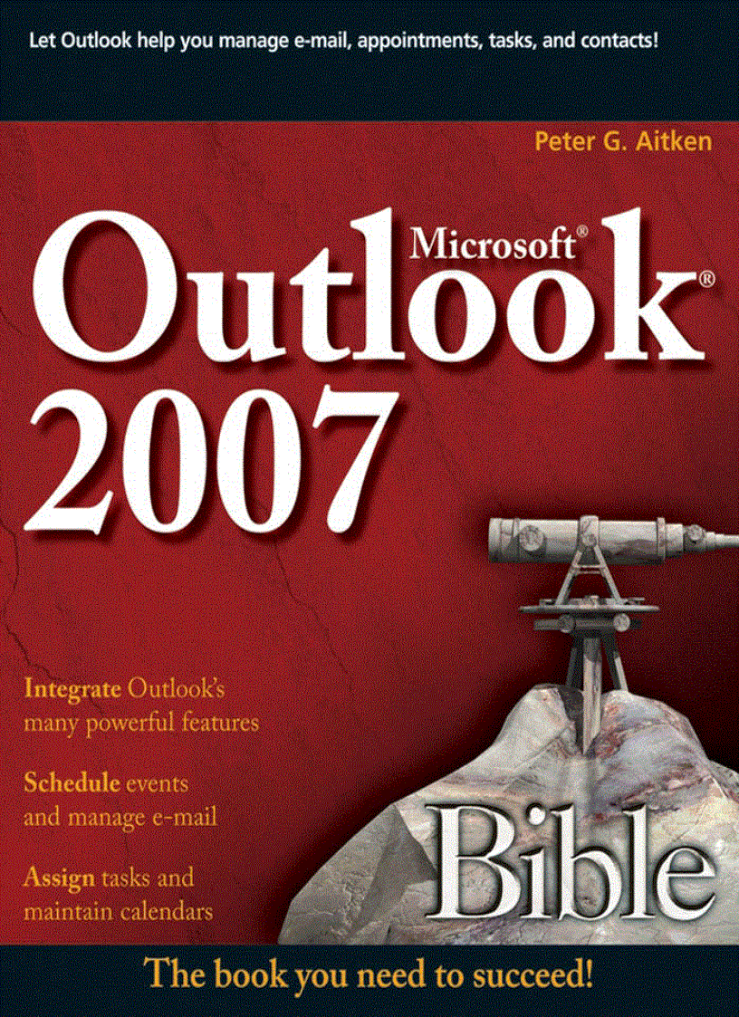 Microsoft Outlook 2007 Bible