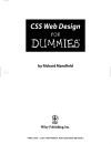 CSS Web Design For Dummies