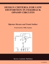 Design Criteria for Low Distortion in Feedback Opamp Circuits