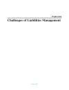 Liabilities Liquidity and Cash Management Balancing Financial Risks