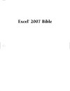 Excel 2007 Bible