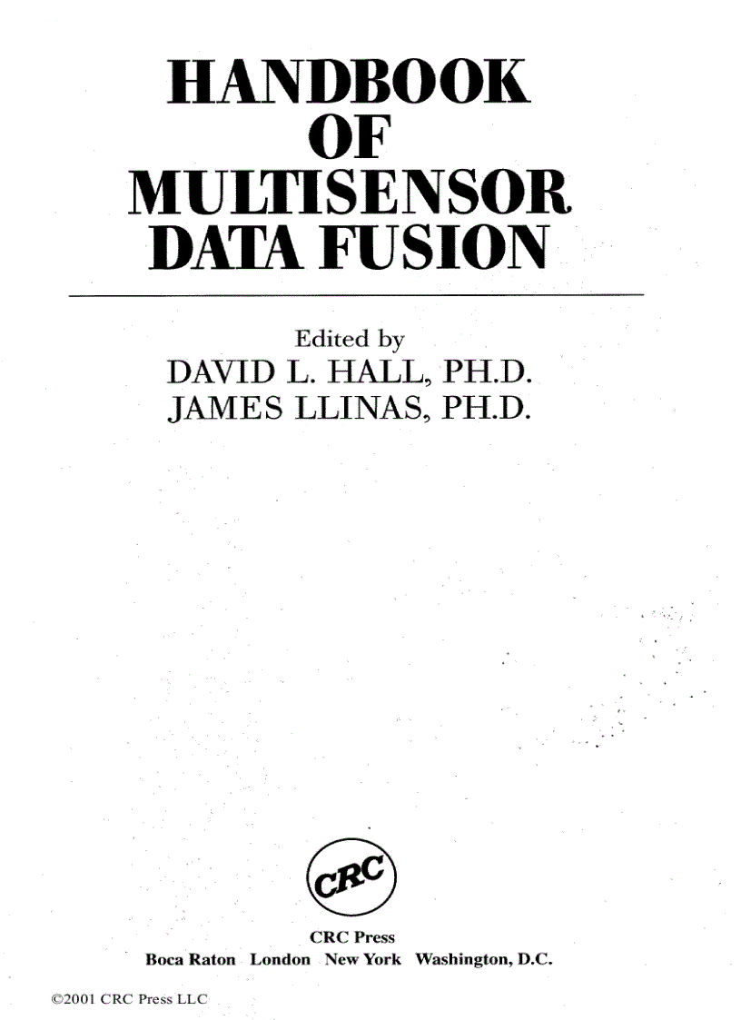 Handbook of Multisensor Data Fusion