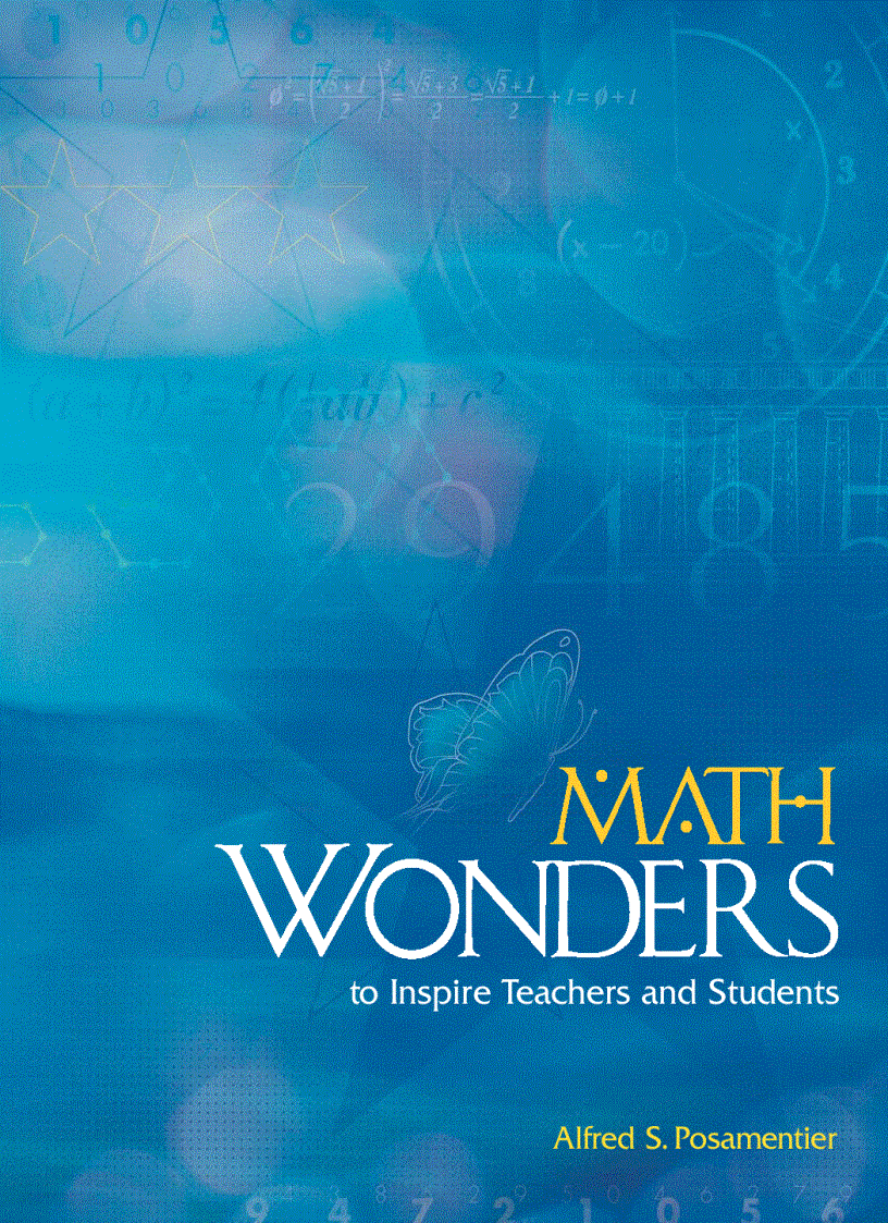 Math Wonders to Inspire Teachers and Students