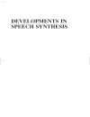 Developments in Speech Synthesis 2005