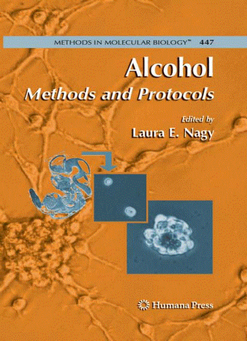 Alcohol Methods and Protocols