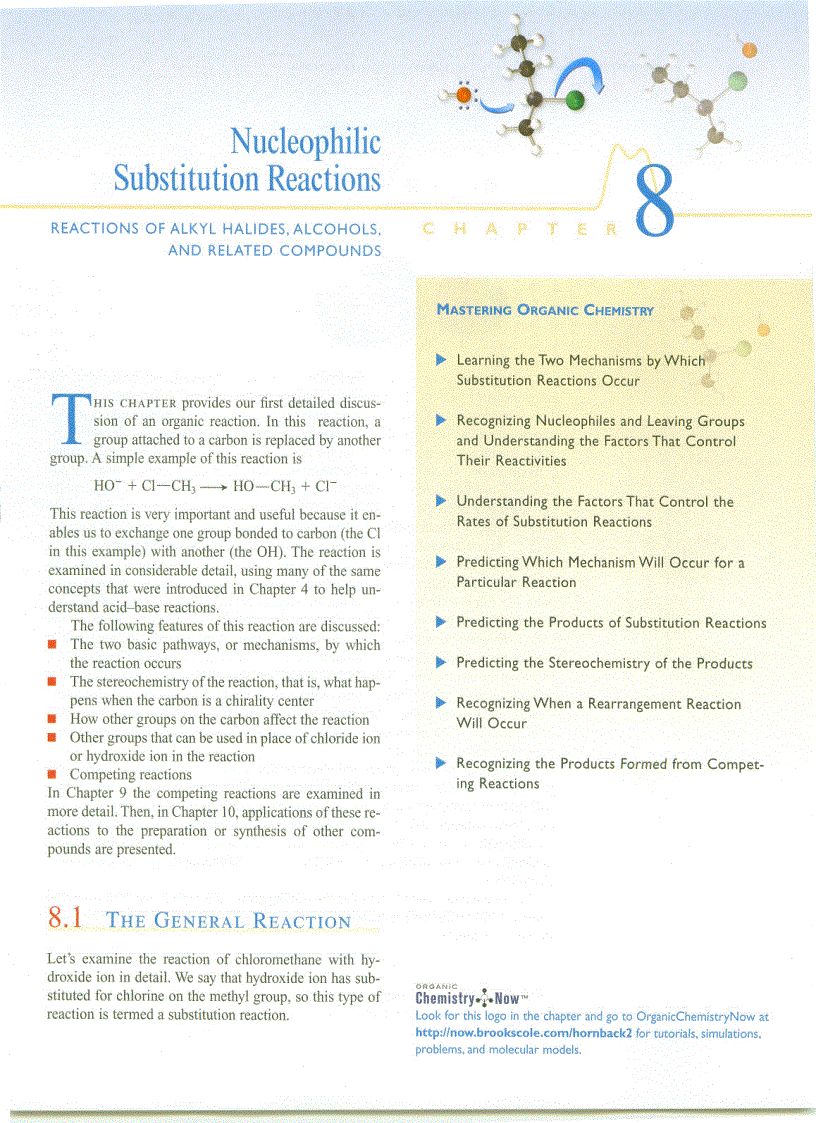 Nucleophilic Substitution Reactions