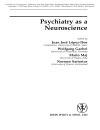 Psychiatry as a Neuroscience