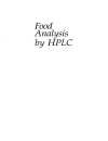 Food Analysis By Hlpc 2d ed